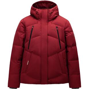 安踏六度芯冰甲羽绒服女新年红色马年保暖面包棉服外套162547906