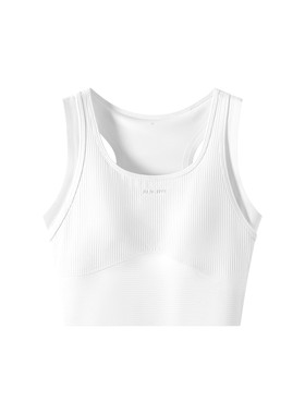 【明星同款】JUACTIVE假两件运动内衣收副乳带杯二合一工字背心