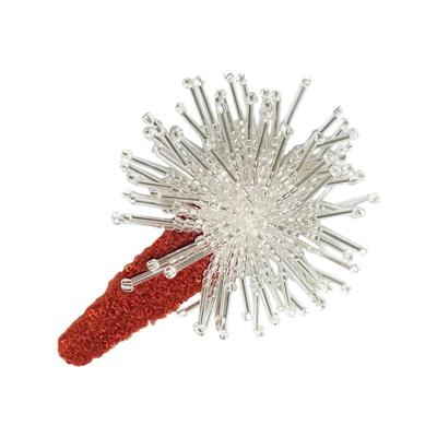 BeanAndBeanan烟花系列发夹手工串珠毛茸秋冬发饰女生礼物氛围感