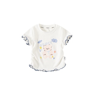 女童短袖t恤2026夏季新款衣服儿童上衣女宝宝夏装女孩巨好看童装