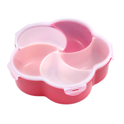 干果盘干果盒客厅茶几坚果糖果结婚红色婚礼盘子瓜子盘轻奢家用盘