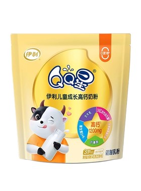伊利QQ星高钙0蔗糖学生奶粉