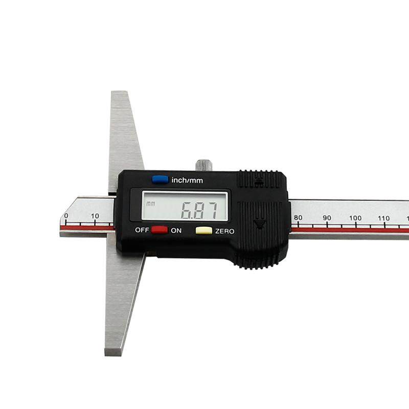 广陆电子数显深度尺0-150-200-300mm电子数字游标测深尺包邮