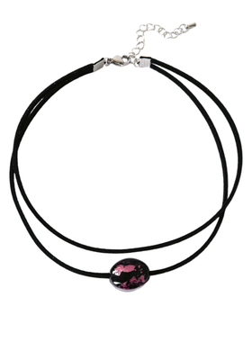 自制显白复古琉璃项链项圈