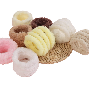 扭扭棒小狗手工diy材料包超粗15mm长毛绒条珊瑚绒超密绒毛线配饰