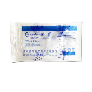 医用胆汁引流袋螺旋接口一次性腹透男女老人用1000ml防逆流导尿袋