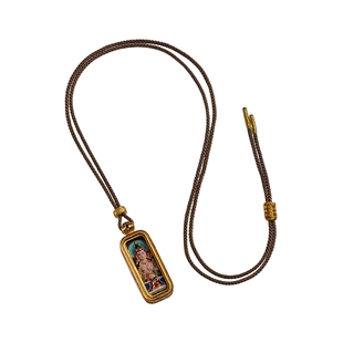 大善堂堂正品藏式朱砂手绘唐卡挂件精致生肖本命佛吊坠精编可调节