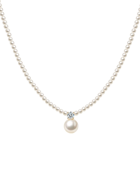 阿吉豆项链女款施家珍珠商场同款