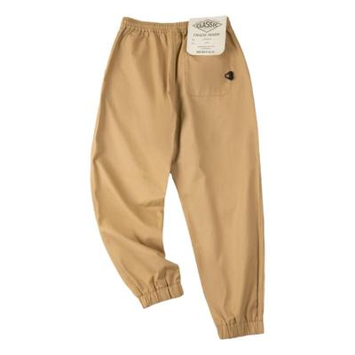 马登工装美式复古束脚直筒休闲裤