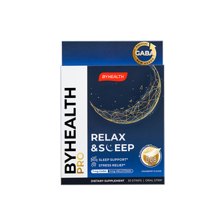 BYHEALTH汤臣倍健褪黑素闪睡片氨基丁酸gaba褪黑素安瓶睡眠片