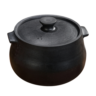 雅安非遗荥经砂锅家用燃气煲汤锅陶瓷沙锅大小号耐高温煤气灶专用