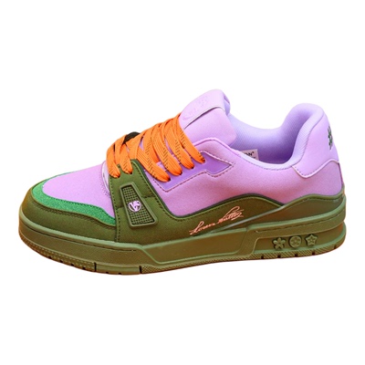 欧美轻奢拼色耐磨百搭板鞋男