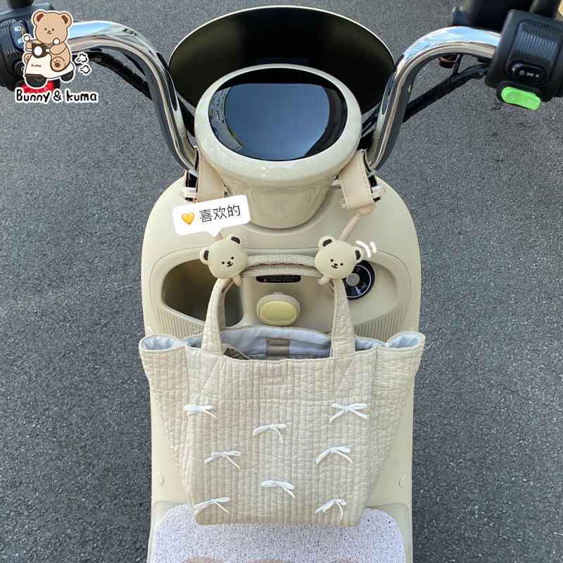 HD电动车前置通用挂钩免打孔勾挂钩物电瓶外卖挂自行车头盔摩托车