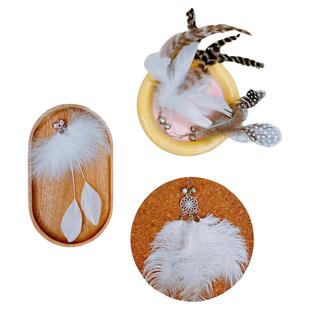 赛级逗猫棒替换头羽毛搭配长杆吸盘钢丝伸缩杆猫抓板激光猫咪自嗨