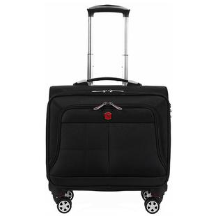 瑞士军刀商务海关锁拉杆箱16男密码登机箱女静音18寸万向轮牛津布