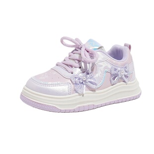 芭芭鸭女儿童公主风板鞋2026春季新款女童鞋子时尚百搭女孩休闲鞋