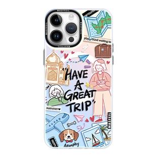 MASFEIL × 夏日旅行记适用苹果17Promax手机壳新款15Pro磁吸带支架iPhone16保护套超薄13pm高级感14全包防摔