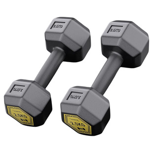 哑铃男士健身家用健身包胶10kg一对学生宿舍女生力量训练六角哑铃
