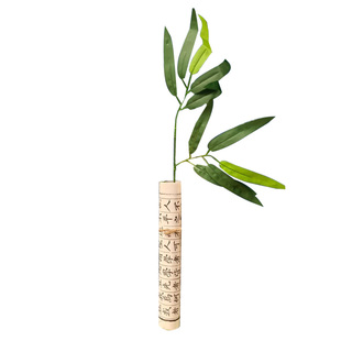 新中式国风墙面布置幼儿园教室班级环创装饰材料书法字画纸仿真竹