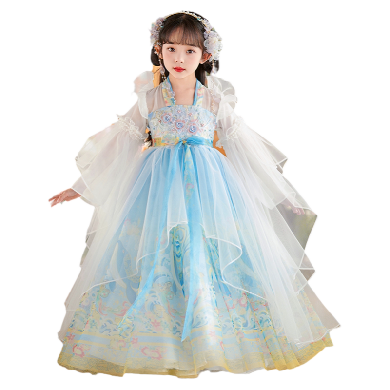 小女孩荷花仙子花神汉服系列