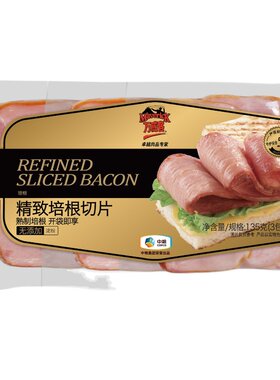 中粮精致切片即食早餐无淀粉培根