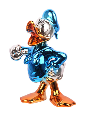 现代轻奢唐老鸭摆件卡通公仔