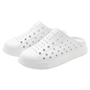 半拖鞋native洞洞鞋女鞋厚底增高鞋一脚蹬凉鞋情侣款室内包头拖鞋