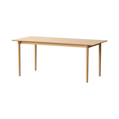 小写实木餐桌白橡书桌极简工作台