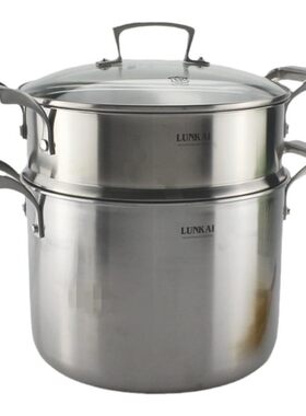 18-10不锈钢蒸锅304蒸笼炖煲汤锅