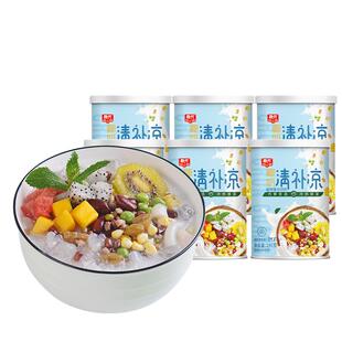 春光海南特产椰奶清补凉罐头植物蛋白饮料245g*6罐椰果新鲜榨椰汁