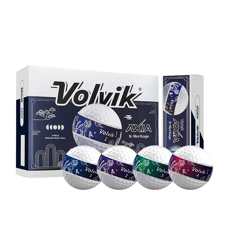 Volvik三层麒麟祥云高尔夫球