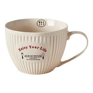 大容量陶瓷早餐杯咖啡牛奶燕麦杯高颜值马克杯子微波炉可加热水杯