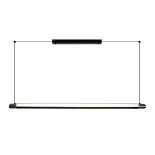 皓月餐厅吊灯原版复刻茶室简约岛台吧台餐桌高端一字长条灯具