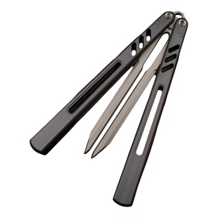 班输8801v3 七系铝音叉 未开刃 蝴蝶刀 花式训练练习刀 新手入门