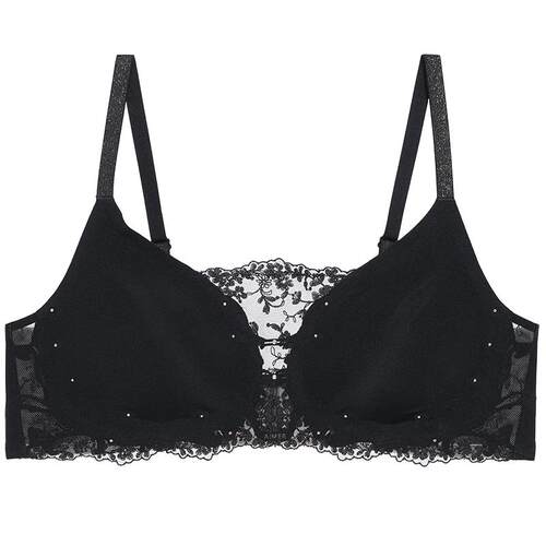 爱慕精粹玩偶2内衣女无钢圈深V插杯抹胸式文胸AM17B631