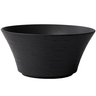 米立风物黑白纯色高级感汤碗家用