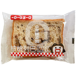 麦初心语一口又一口核桃列巴营养健康代餐切片坚果吐司面包零食