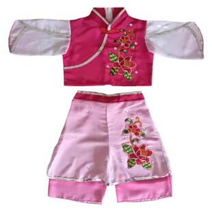 儿童小荷风采演出服幼儿喜雨舞蹈之乡第四届舞蹈服斗笠道具表演服