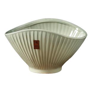 陶瓷花盆新中式简约家用创意异形高档大口径蝴蝶兰花专用组盆花器