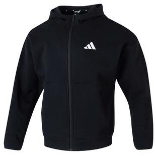 滔搏adidas阿迪达斯男子宽松针织连帽运动休闲外套JI8768