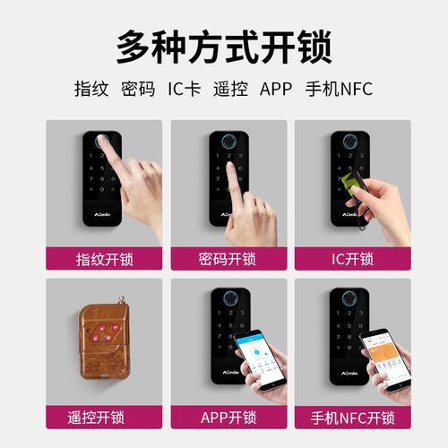 防盗门智能锁指纹门禁系统一体机磁力锁电插锁套装玻璃门铁门密码