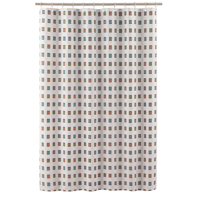 黛世简约欧式特厚提花布防水浴帘