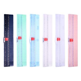 可得优轻薄裁纸刀小型A4切纸刀便携直线裁切神器照片切割器迷你纸刀相片纸张桌面切割办公滑动拆纸器13831