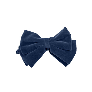 早秋丝绒蝴蝶结半扎发发夹女后脑勺大号香蕉夹横夹低马尾盘发抓夹