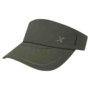 特步大众跑系列空顶帽专业马拉松帽子速干太阳帽户外运动遮阳帽