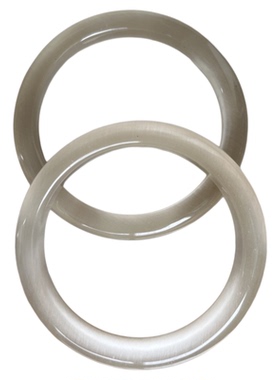 香槟金玛瑙手镯天然高冰白月光