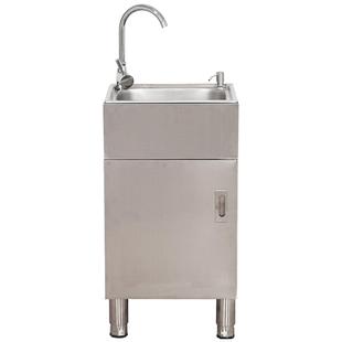 索鹰厨房不锈钢橱柜一体洗菜盆带支架水槽阳台柜洗菜柜洗衣池单槽