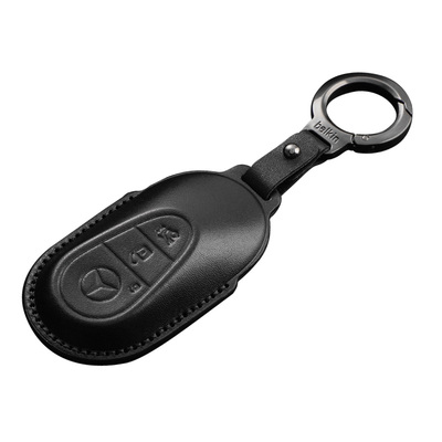 奔驰全新钥匙包3D头层牛皮品质