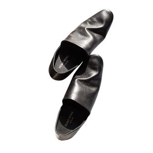 现货homework atelier 2025新款一脚蹬单鞋乐福鞋休闲单