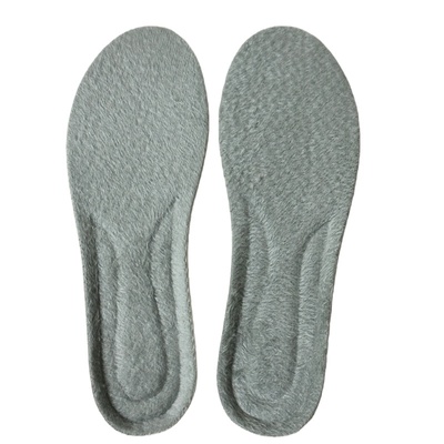 踩屎感秋冬季毛绒运动保暖鞋垫